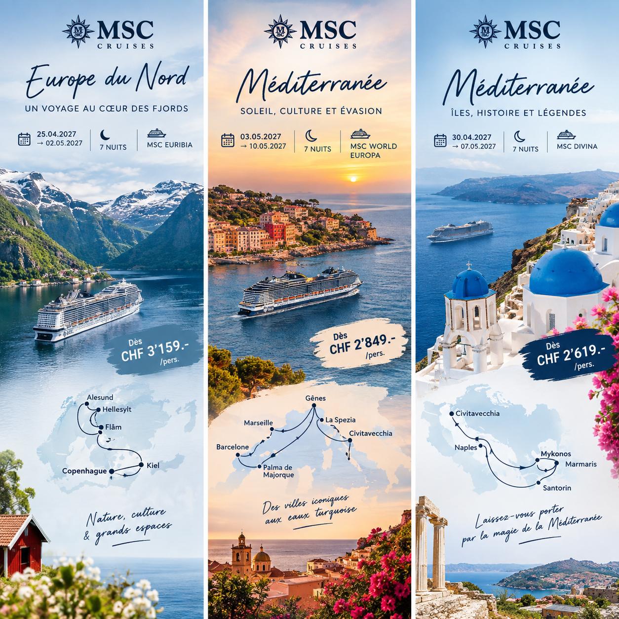 Envie d&rsquo;une croisière ?